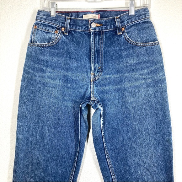 Vintage 90s Levi's 550 Baggy Tapered Fit Mom Jeans Blue Baggy High Waist Mexico - Picture 4 of 16